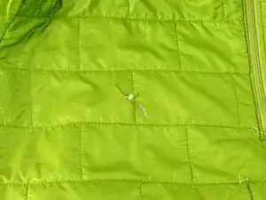 Repairing Patagonia Jacket with a Shaped Baffle