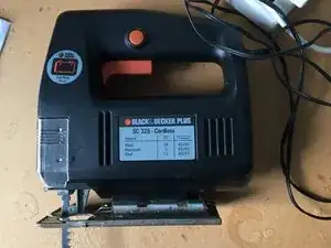 How to repair an old cordless 9.6v jigsaw B&D SC325