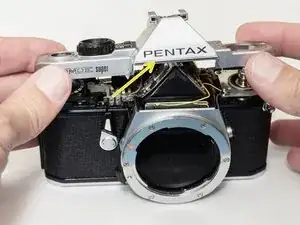 Pentax ME Super Top Cover Removal
