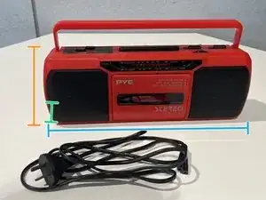 PYE Portable Stereo Radio Cassette Recorder Teardown