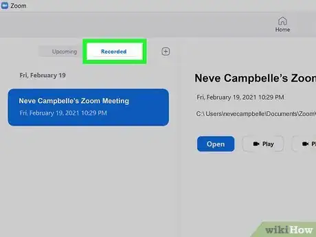 Image titled Access Recorded Zoom Meetings Step 3