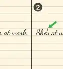 Use Apostrophes