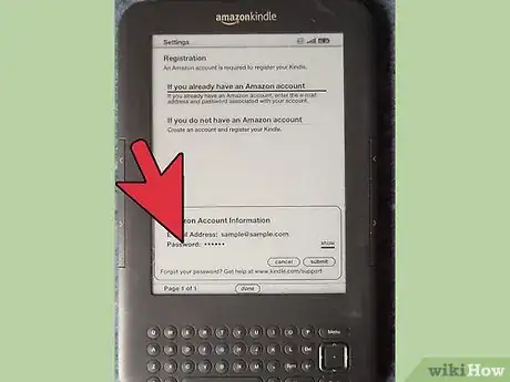 Image titled Register a Kindle Keyboard to Your Amazon Account Step 6
