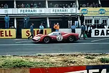 The Ferrari 330 P3 of Bandini/Guichet, which retired after 17 hours.
