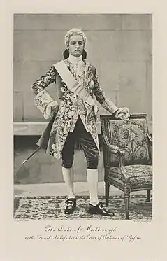 The Duke of Marlborough as the French Ambassador to the Court of Catherine the Great