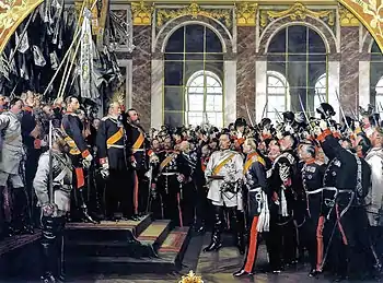 Anton von Werner, Proclamation of the German Empire, 1885