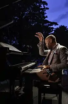 Diehl performing at the 2019 International Jazz Festival of Punta del Este