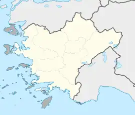 Panamara is located in Turkey Aegean