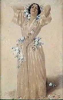 Portrait of Apollonie Sabatier by Vincent Vidal, Musée National du château de Compiègne