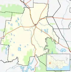 Laharum is located in Rural City of Horsham