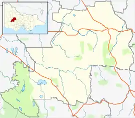 Halls Gap is located in Shire of Northern Grampians