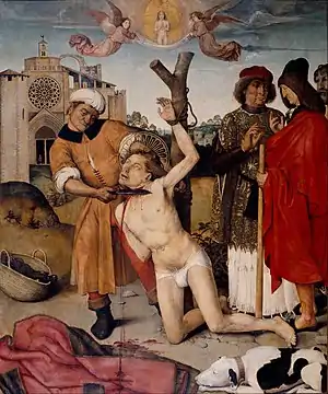 The Martyrdom of St. Cucuphas.