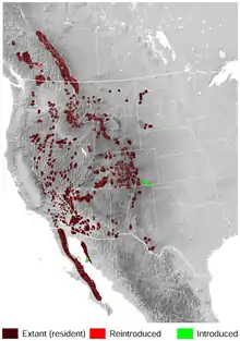 Map of range