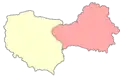 Byelorussian SSR before adjustment