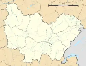 Auxonne is located in Bourgogne-Franche-Comté