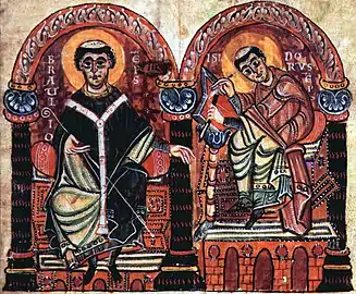 St. Braulio and Isidore of Seville (10th century)