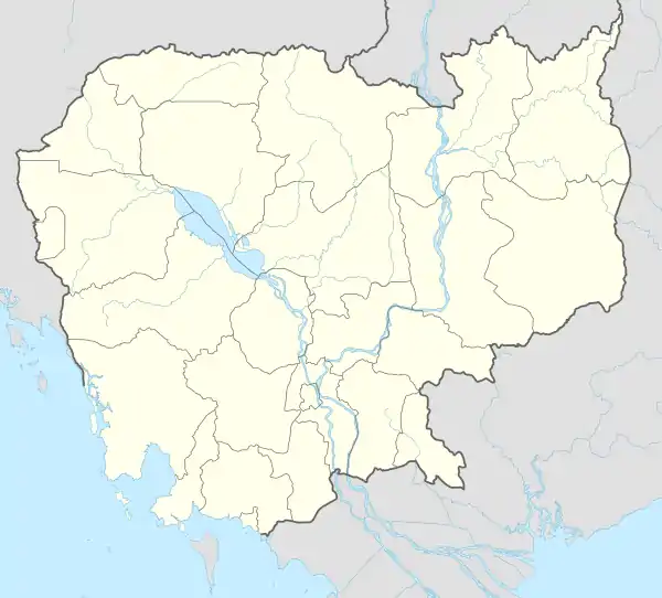 Poipet is located in Cambodia