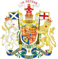 Coat of Arms of the United Kingdom as used in Scotland, 1816-1837