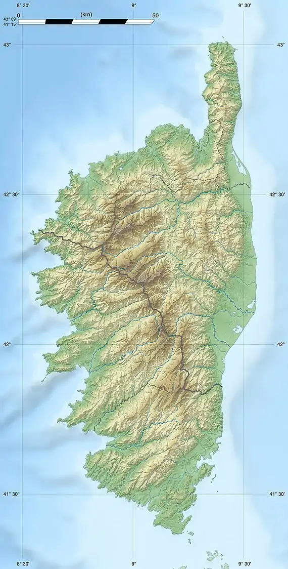 Travo River is located in Corsica