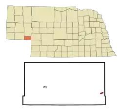 Location of Big Springs, Nebraska