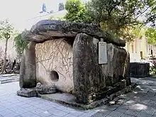 Image 10One of the dolmens from Eshera (now at the Sukhumi Museum) (from History of Abkhazia)