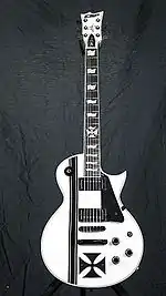 ESP Iron Cross Snow White James Hetfield Signature