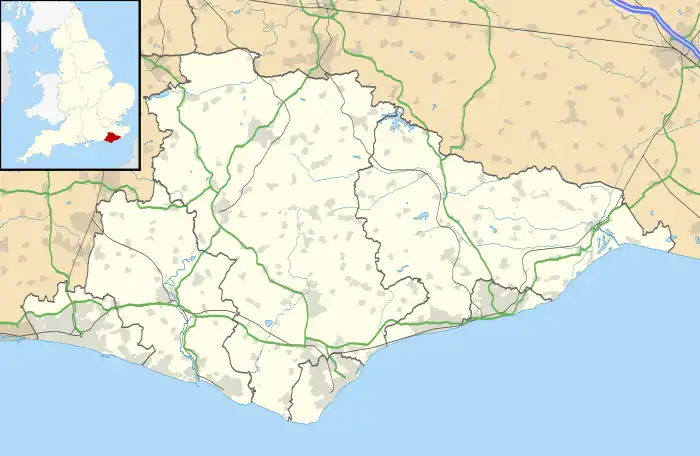 Camber Sands is located in East Sussex