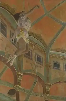 Edgar Degas, Miss La La at the Cirque Fernando, (1879)