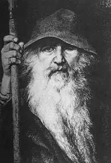 Odin, the Wanderer by Georg von Rosen, 1886