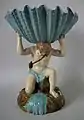 'Neptune', coloured glazes, 1870, Revivalist influence.