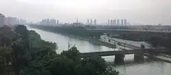 Section of Xinkai River near the subdistrict, 2017