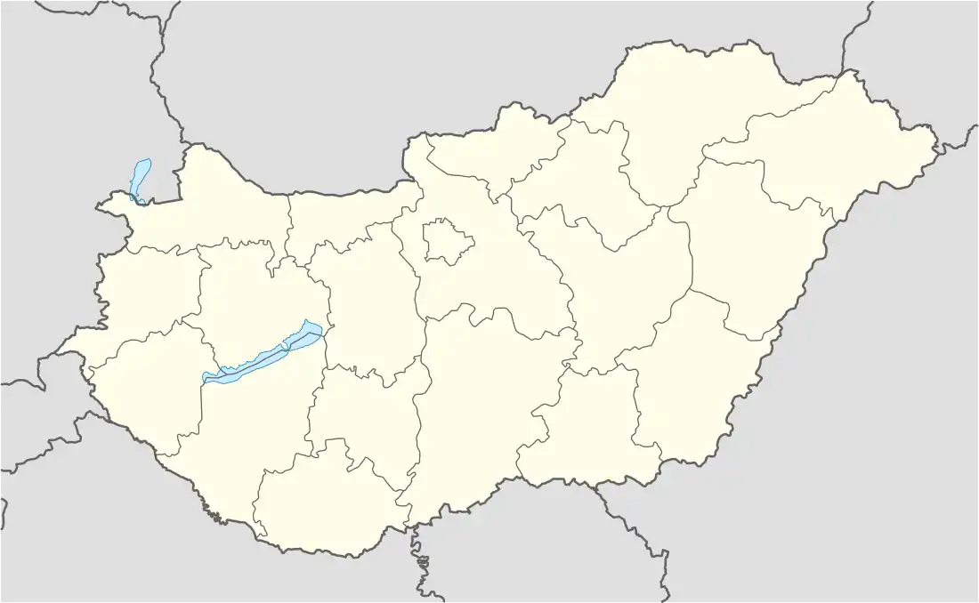 Veszprém is located in Hungary