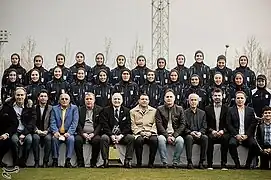 Iran national football team before the 2022 AFC Women's Asian Cup