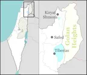 Bethsaida is located in the Golan Heights