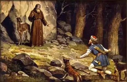St. Procopius of Sázava, Abbot of Sázava in Bohemia.