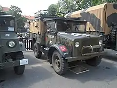 Bedford MWR in camouflage of 1st Czechoslovak Armoured Brigade on the 75th Anniversary of Operation Anthropoid
