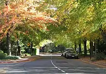 Linnaeus Way at Australian National University
