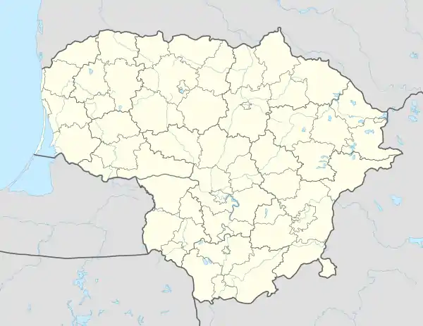 Milagainiai is located in Lithuania