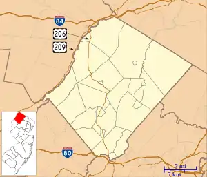 Waterloo Village is located in Sussex County, New Jersey