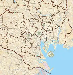 Shibadaimon is located in Special wards of Tokyo