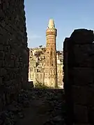 As seen from the Palace of Queen Arwa