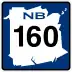 Route 160 marker