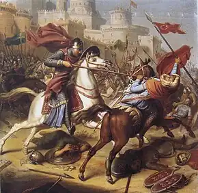 Robert Curthose, Duke of Normandy, at the Siege of Antioch, 1850
