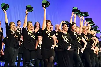 RSC performing in 2014 as reigning international champions