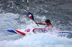 Émilie Fer in K-1 semifinal