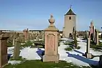 The church's graveyard