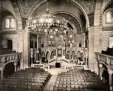 Interior looking east