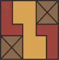 Fig. D - Other tocapu pattern, possible stylization of the previous one