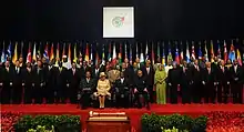 Group photo in Port of Spain on November 27, 2009