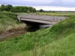 A bridge over a small stream